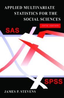 Applied Multivariate Statistics for the Social Sciences, Fifth Edition