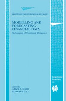 Modelling and Forecasting Financial Data: Techniques of Nonlinear Dynamics