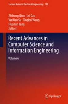 Recent Advances in Computer Science and Information Engineering: Volume 6