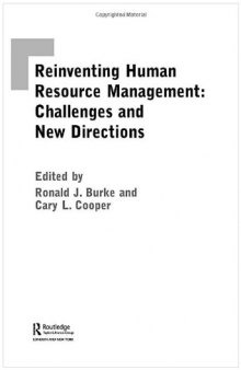 Reinventing Human Resource Management: Challenges and New Directions