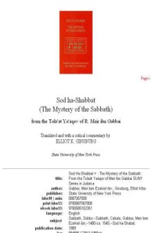 Sod ha-Shabbat