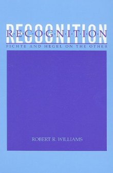 Recognition: Fichte and Hegel on the other  