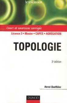 Topologie: Cours et exercices corriges