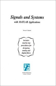 Signals and systems: with MATLAB applications