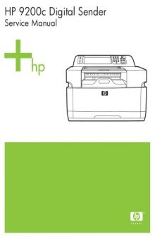 HP 9200c Digital Sender Service Manual