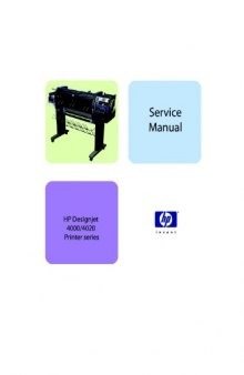 HP Designjet 4000, 4020 Series (service manual)