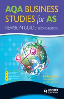 AQA Business Studies for AS : Revision Guide