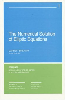 The numerical solution of elliptic equations