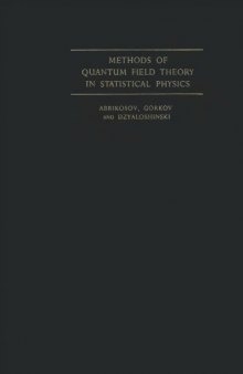 Methods of quantum field theory in statistical physics