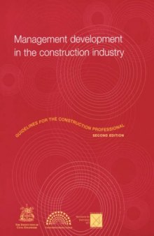 Management development in the construction industry : guidelines for the construction professional