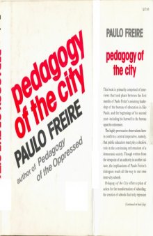 Pedagogy of the City