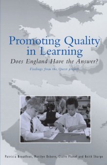 Promoting quality in learning: does England have the answer?