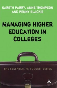 Managing higher education in colleges
