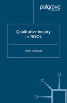 Qualitative Inquiry in TESOL