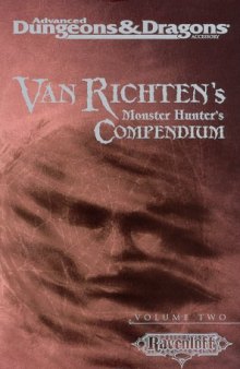 Van Richten's Monster Hunter's Compendium, Vol Two (AD&D 2nd Ed Fantasy Roleplaying, Ravenloft)