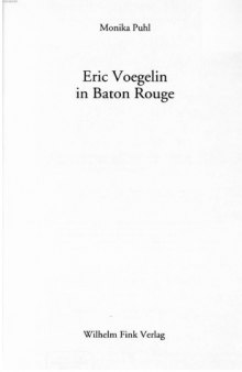 Eric Voegelin in Baton Rouge  
