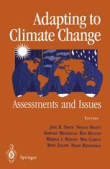 Adapting to Climate Change: An International Perspective