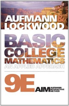 Basic College Mathematics: An Applied Approach, 9th Edition    