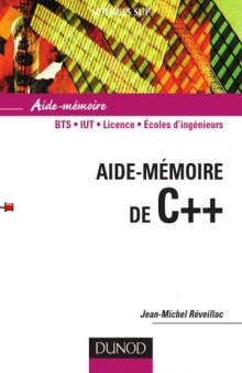 Aide-mémoire de C++  