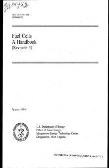 Fuel Cells - A Handbook [rev 3]