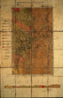 Геологическая карта Енисейского золотоносного района