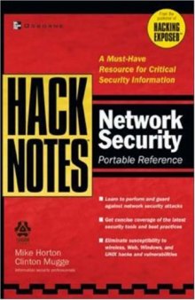HackNotes(tm) Network Security Portable Reference