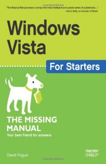 Windows Vista for Starters: The Missing Manual  