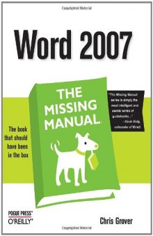Word 2007 The Missing Manual  