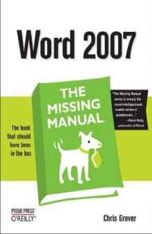 Word 2007: The Missing Manual
