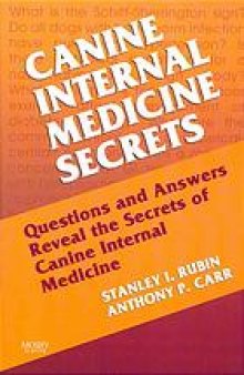 Canine internal medicine secrets