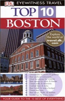 Top 10 Boston (Eyewitness Top 10 Travel Guides)  