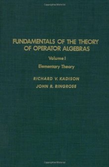 Fundamentals of the theory of operator algebras. Elementary theory