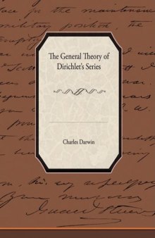 The General Theory Of Dirichlets Series