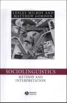 Sociolinguistics : method and interpretation