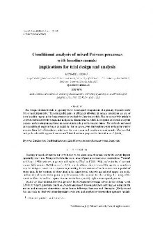 Conditional analysis of mixed Poisson processes with baseline counts: implications for trial design and analysis