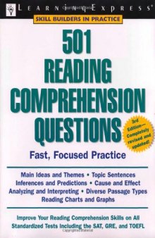 501 Reading Comprehension Questions (Skill Builders in Practice)