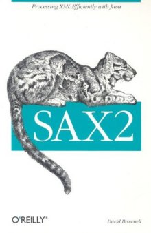 SAX2: Processing XML Efficiently with Java
