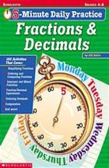 5-minute daily practice : fractions & decimals