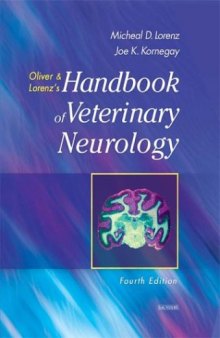 Handbook of Veterinary Neurology 4th Edition