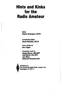 Hints and Kinks for the Radio Amateur - 1992
