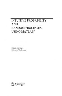 Intuitive Probability and Random Processes using MATLAB