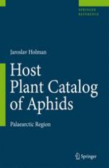 Host Plant Catalog of Aphids: Palaearctic Region