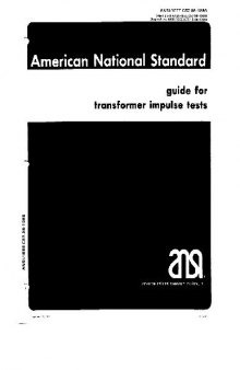 ANSI-IEEE STD C57.98-1986 guide for transformer imp