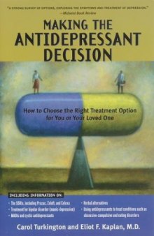 Making the Antidepressant Decision
