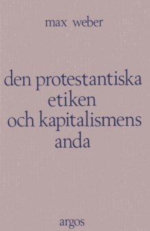 Den protestantiska etiken och kapitalismens anda
