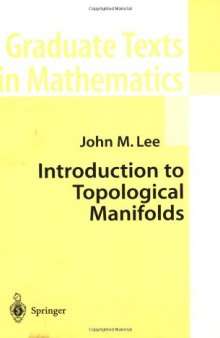 Lee JM Introduction to topological manifolds