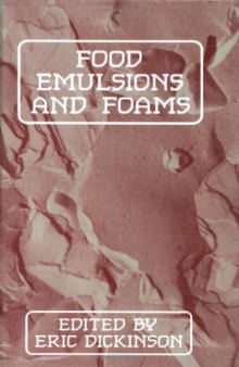 Food Emulsions and Foams