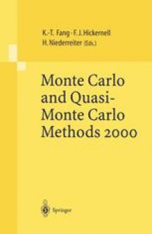 Monte Carlo and Quasi-Monte Carlo Methods 2000: Proceedings of a Conference held at Hong Kong Baptist University, Hong Kong SAR, China, November 27 – December 1, 2000