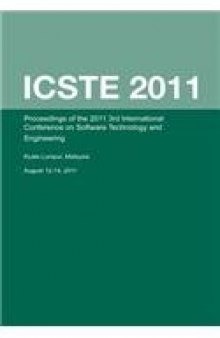 Proceedings of the 2011 3rd International Conference on Software Technology and Engineering : ICSTE 2011 : August 12-14, 2011, Kuala Lumpur, Malaysia