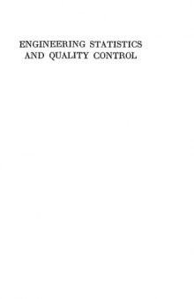 Engineering Statistics and Quality Control